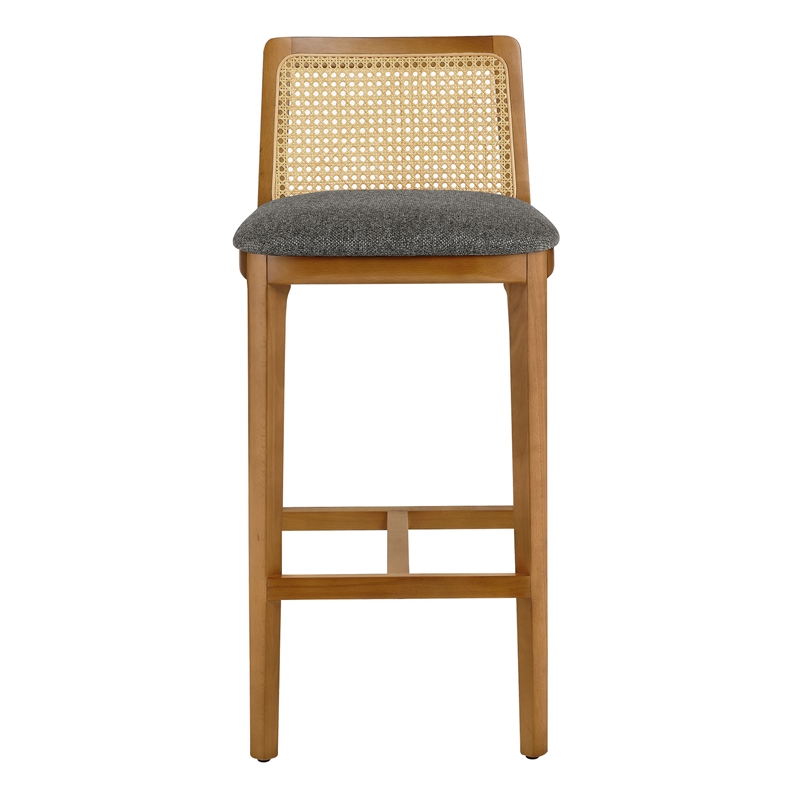 Monarch Bar Stool in Honey Natural Gray