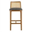 Monarch Bar Stool in Honey Natural Gray