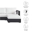 Tahoe 4-Piece Sectional Sofa Set in Gray White