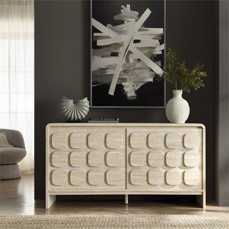 Modway Toscana Premium Laminate Sideboard in Travertine