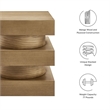 Perpetuate End Table in Caramel Ash
