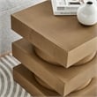 Perpetuate End Table in Caramel Ash