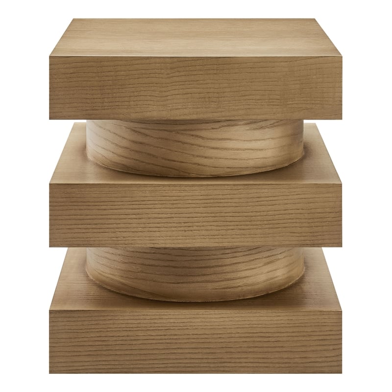 Perpetuate End Table in Caramel Ash