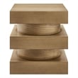 Perpetuate End Table in Caramel Ash