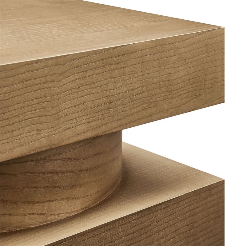 Perpetuate End Table in Caramel Ash