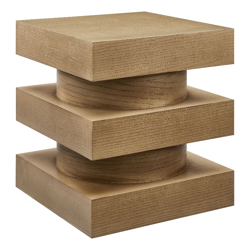 Perpetuate End Table in Caramel Ash