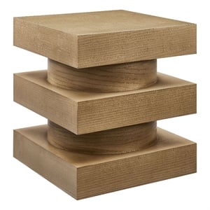 Perpetuate End Table in Caramel Ash