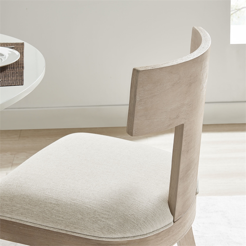Peregrine Dining Chairs Set of 2 in Natural Heathered Weave Ivory