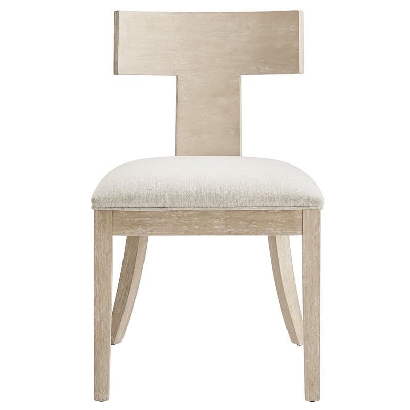 Peregrine Dining Chairs Set of 2 in Natural Heathered Weave Ivory