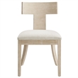 Peregrine Dining Chairs Set of 2 in Natural Heathered Weave Ivory