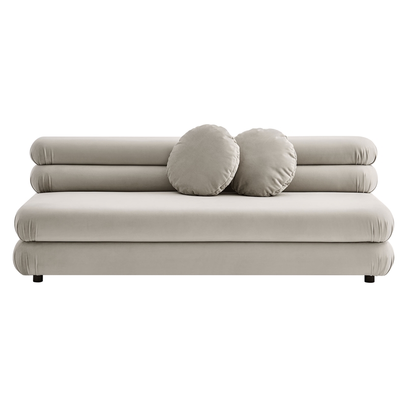 Jubilee Armless Loveseat in Almond