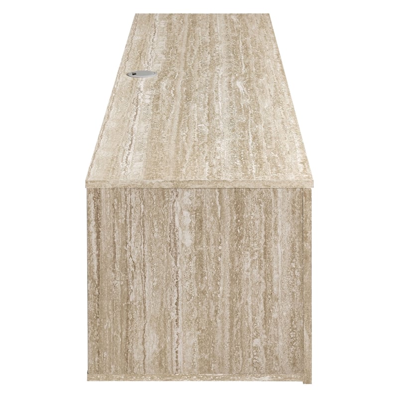terra tv stand in travertine