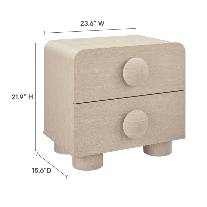 Sonnet Nightstand in Ash