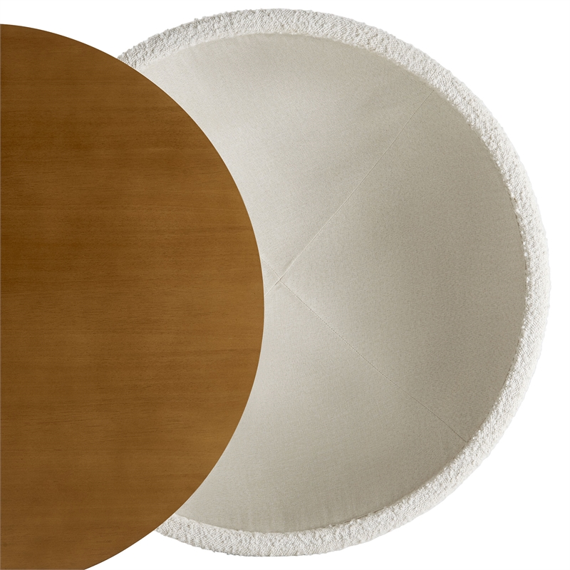 Tridome Storage Coffee Table in Natural Ivory