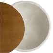 Tridome Storage Coffee Table in Natural Ivory