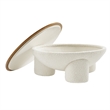 Tridome Storage Coffee Table in Natural Ivory