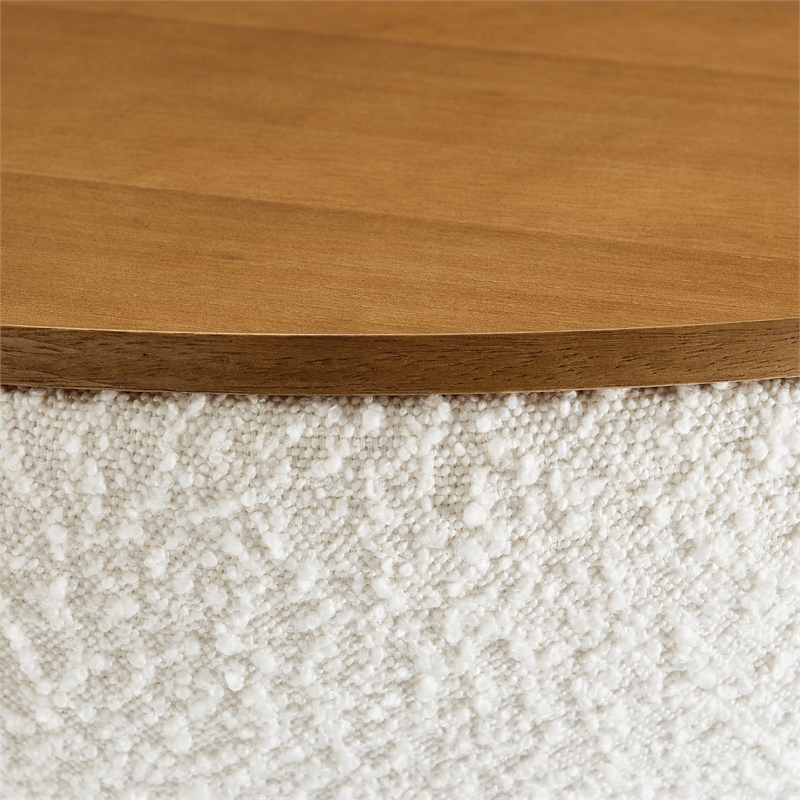 Tridome Storage Coffee Table in Natural Ivory