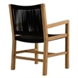 Vienna Dining Armchairs Set of 2 in Natural Black