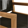 Vienna Dining Armchairs Set of 2 in Natural Black