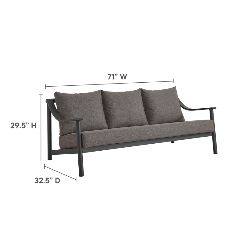 Terrace Sofa in Carbon Graphite