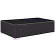 Modway Convene 8-Piece Outdoor Patio Sectional Set in Espresso/Mocha