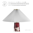 Nera Table Lamp in Red