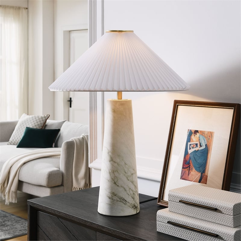 Nera Table Lamp in White