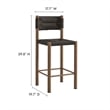Parkland Counter Stools Set of 2 in Walnut