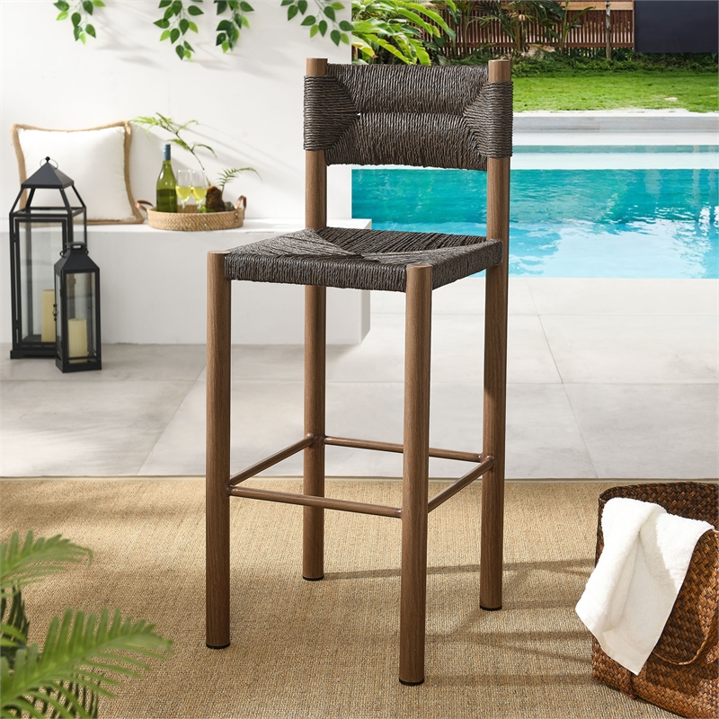 Parkland Bar Stools Set of 2 in Walnut