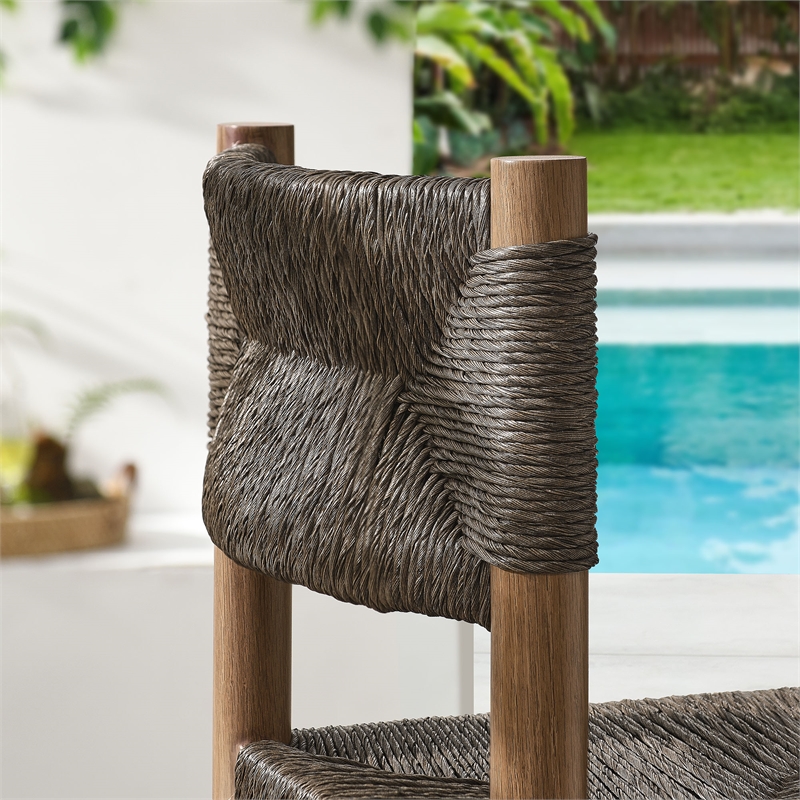 Parkland Bar Stools Set of 2 in Walnut
