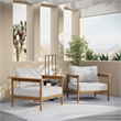 Wren Armchair Set of 2 in Natural Sail