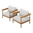 Wren Armchair Set of 2 in Natural Sail