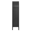 Tessa Arched Storage Display Cabinet in Black