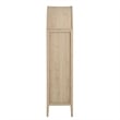 Nolan Arched Storage Display Cabinet in Light Oak