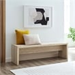 Mirella Long Bench in Travertine