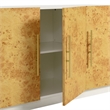 Abel Sideboard Buffet TV Stand in White Bleached Burl