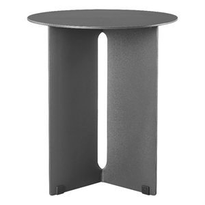 Modway Tecton Powder-Coated Aluminum Patio End in Charcoal