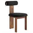 Torian Dining Chair Set of 2 in Walnut Black