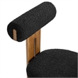 Torian Dining Chair Set of 2 in Walnut Black