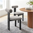 Torian Dining Chair Set of 2 in Wenge Taupe