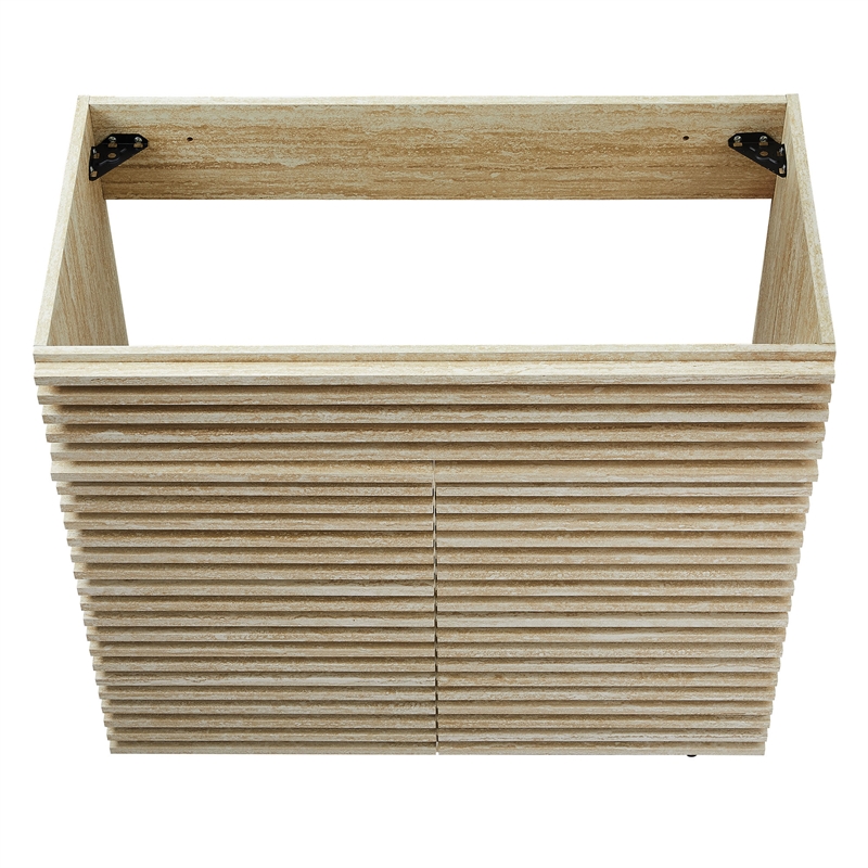 Render Bathroom Vanity Cabinet (Sink Not Included) in Travertine