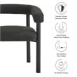Nautica Dining Armchairs Set of 2 in Charcoal Graphite
