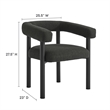 Nautica Dining Armchairs Set of 2 in Charcoal Graphite