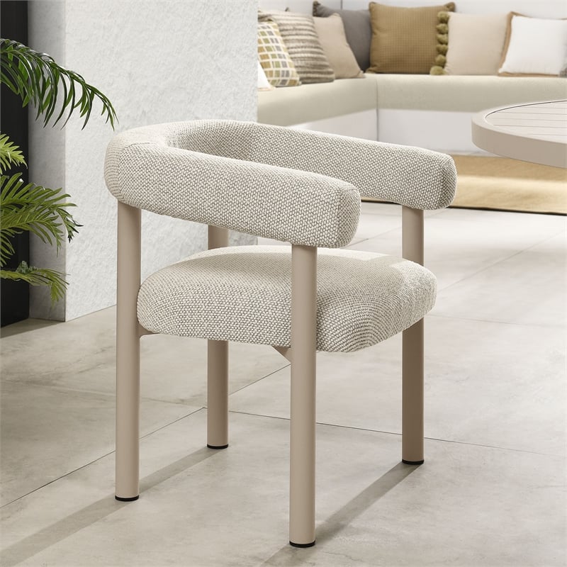 Nautica Dining Armchairs Set of 2 in Ivory Taupe