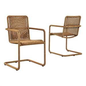 Abacus Dining Chairs Set of 2 in Natural