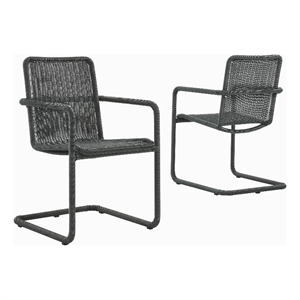 Abacus Dining Chairs Set of 2 in Slate