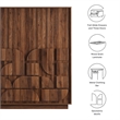 Bulwark Wardrobe Closet in Walnut