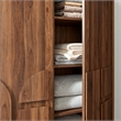 Bulwark Wardrobe Closet in Walnut