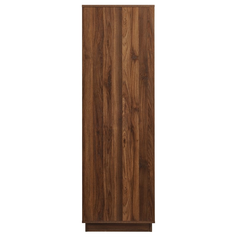 Bulwark Wardrobe Closet in Walnut | Modern Storage