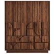 Bulwark Wardrobe Closet in Walnut
